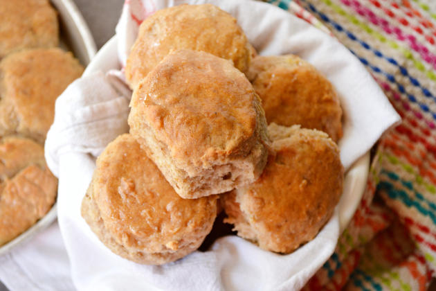 Apple Biscuits with Honey Butter Glaze Photo