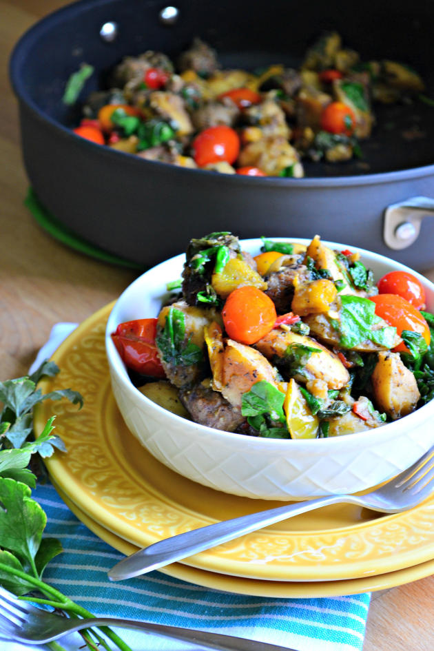 One Pot Italian Sausage Skillet - Food Fanatic