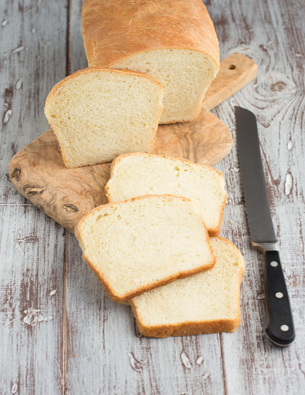 Simple White Bread Made at Home - Food Fanatic