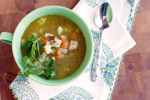 Grilled Chicken & Salsa Verde Soup Photo