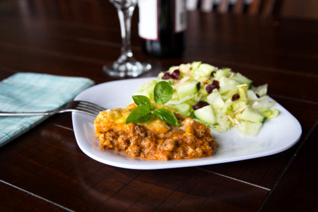 Italian Hamburger Pie Image