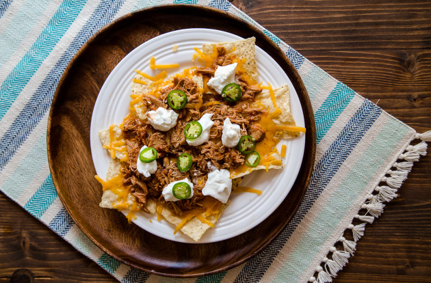 Shredded Chicken Nachos for Two Photo