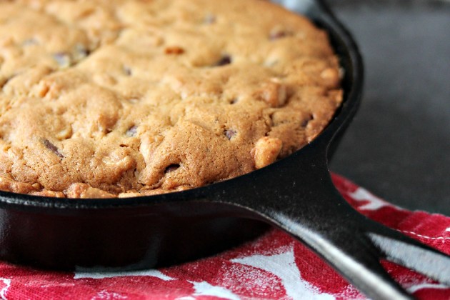 Chocolate Peanut Butter Skillet Cookie Photo