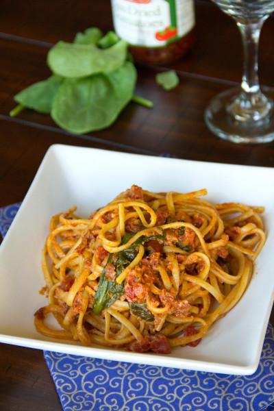 Sun Dried Tomato Pasta Image