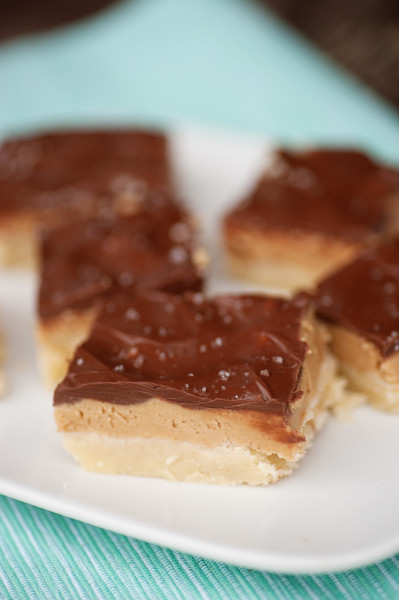 Chocolate Peanut Butter Shortbread Bars Picture