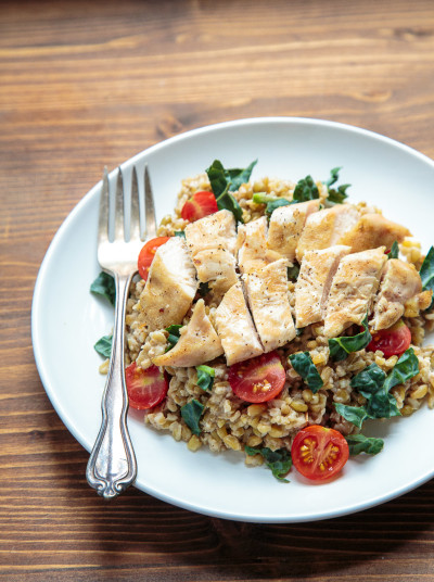 Freekeh Salad with Chicken Picture
