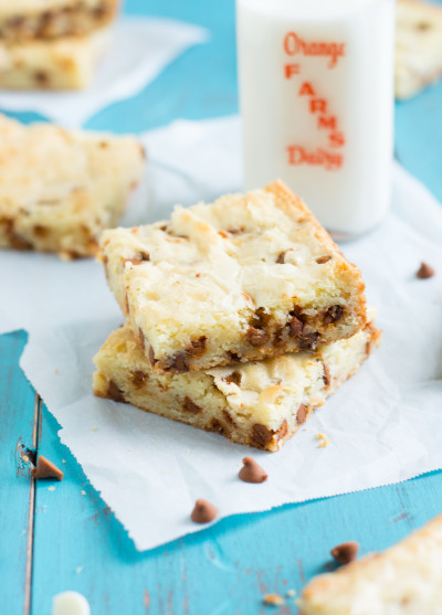 White Chocolate Brownies with Cinnamon Chips Image