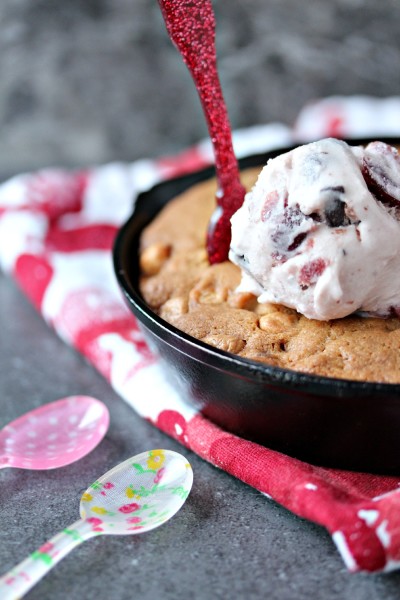 Chocolate Peanut Butter Skillet Cookie Picture