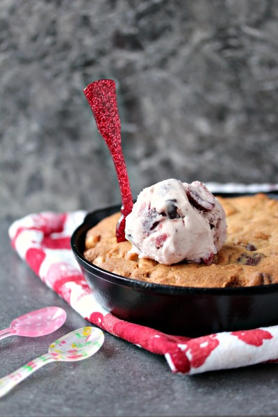 Chocolate Peanut Butter Skillet Cookie Pic