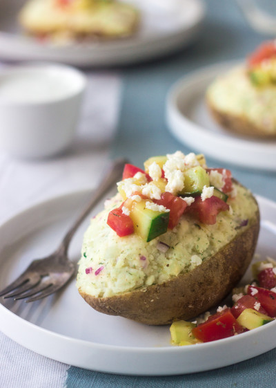 Greek Twice Baked Potatoes Picture